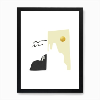 Nature Shapes 1 Art Print Framed Wall Art Poster Canvas Print Picture
