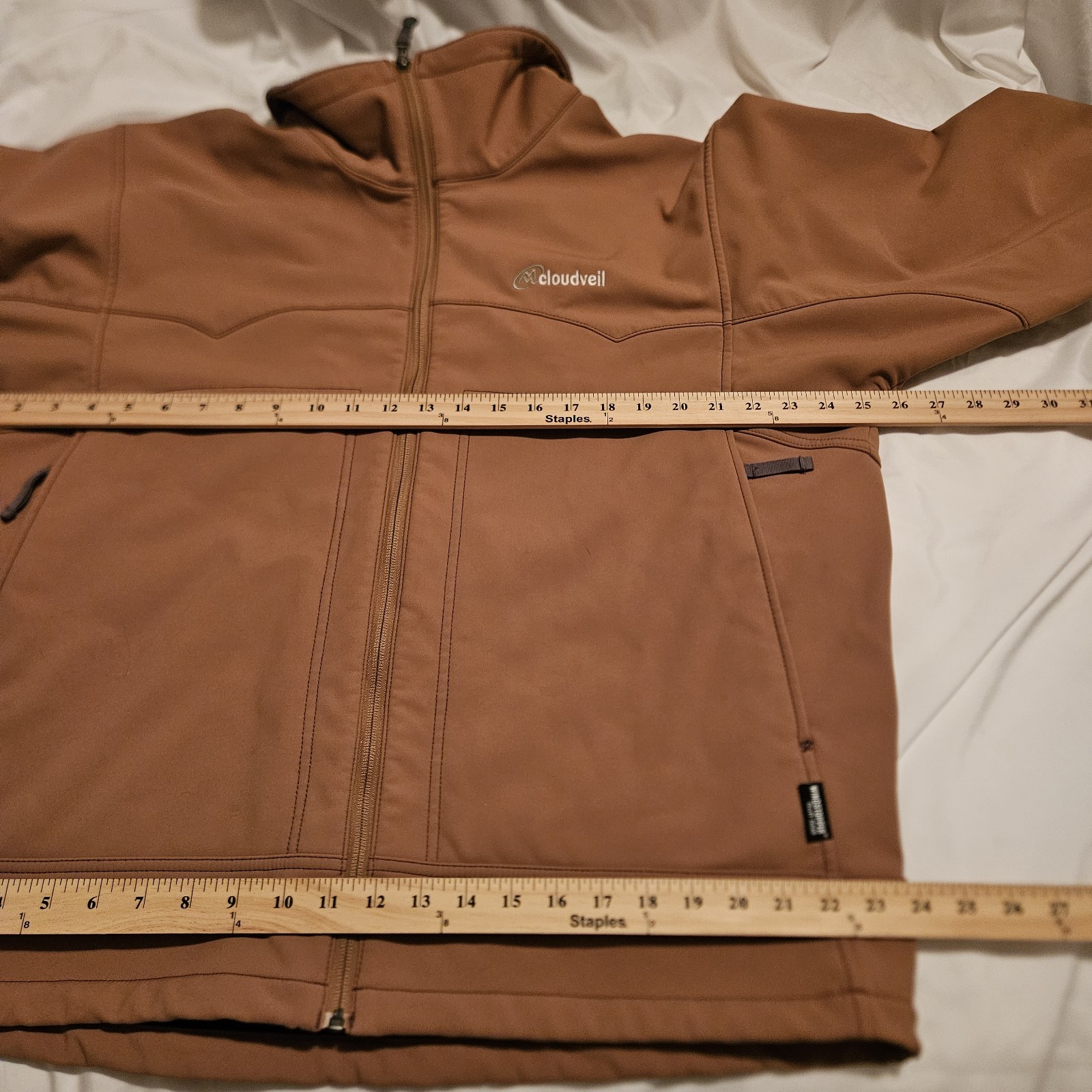 Cloudveil Windstopper Soft shell Jacket Tan, Size… - image 7