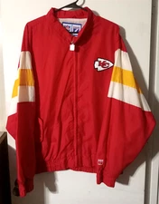 Game Day Logo 7 NFL Mens Kansas City Chiefs Light Jacket/windbreaker Size XL