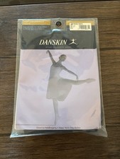 Danskin High Performance Footed Dance Tights Black Size C Made in USA New NIP