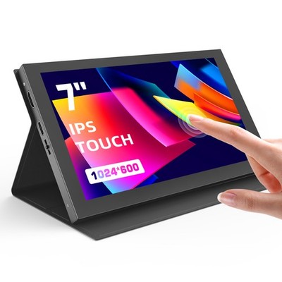Kleiner 7Zoll HDMI Touchscreen Monitor 1024x600 PC Nebenbildschirm für Banana Pi