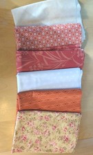 Vintage Quilting Fabric, Instructions, 1 Finished Block,And 2/3 Finished Block