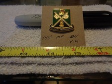 143rd Military Police Battalion V-21 Unit Crest, DI, DUI (DRAW#R7)