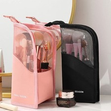 Makeup Holder Brush Brushes Travel Set Case Portable Standing Bag Cosmetic UK
