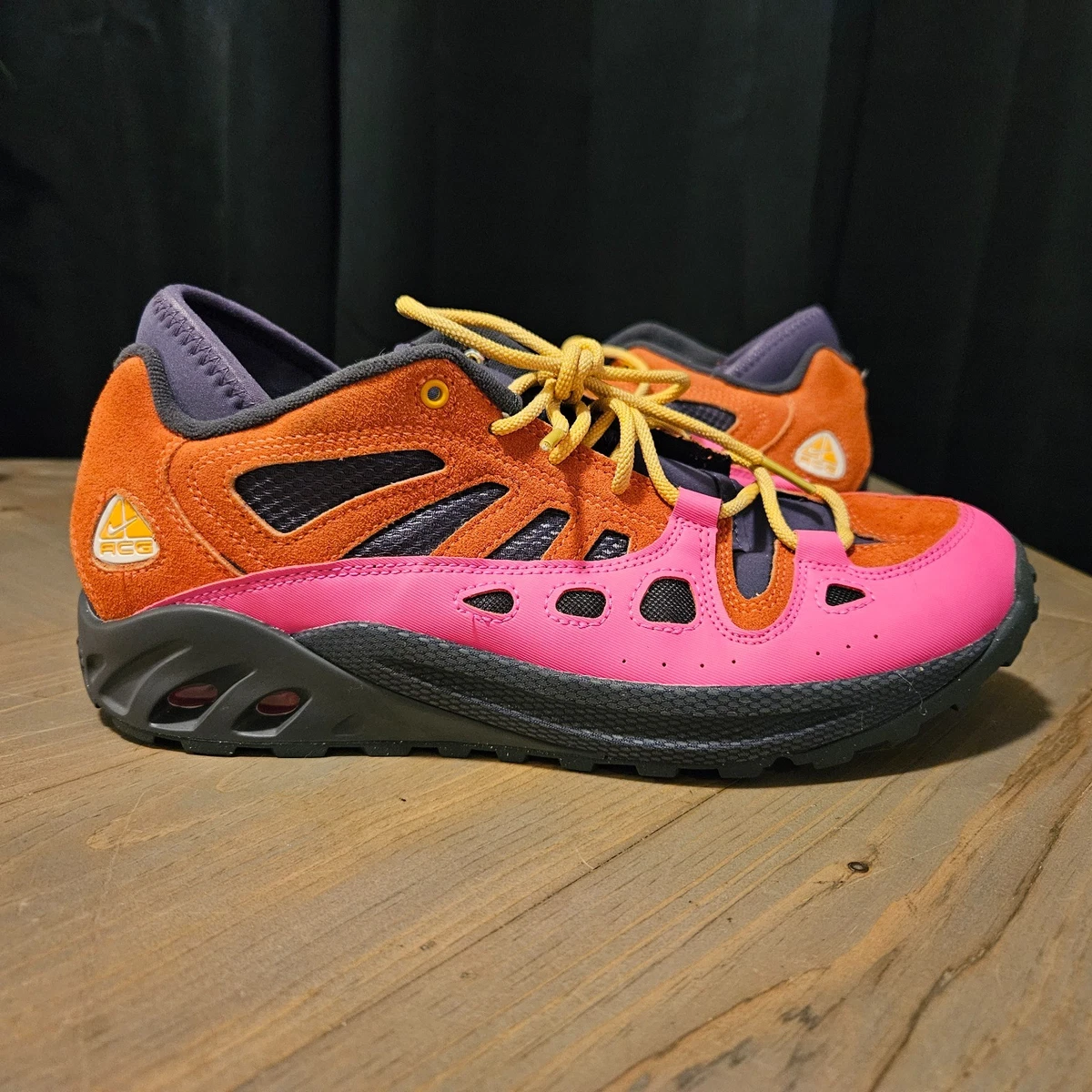 Nike ACG Air Exploraid Trail Sneakers Light Wild Mango Outdoor Hiking Shoes 7.5 Nike ACG AIR EXPLORAID | FV2925-600 | AFEW STORE main image 4