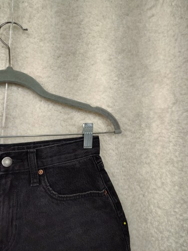 Old Navy Girls Short 14 Black 100% Cotton High Rise Distresed Cut Offf Denim - Picture 3 of 19