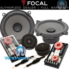 FOCAL ISN130-XO 5.25" CAR AUDIO COMPONENT SPEAKERS TWEETERS 13VR CROSSOVERS NEW
