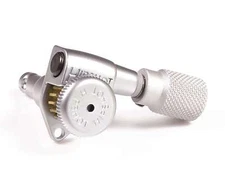 Genuine Hipshot SK1 Satin Chrome Knurled Tuner Button