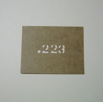 .223 Custom Ammo Can Stencil