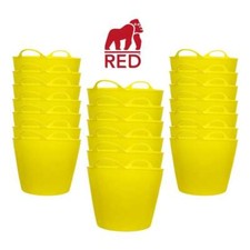 Gorilla Tubs - Red Gorilla Builders Buckets & Trugs - Various Sizes/Types Yellow