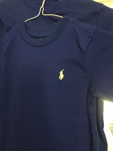 2x Ralph Lauren Young Boys/girls Plain T shirt age 2 & 4 - Picture 4 of 4