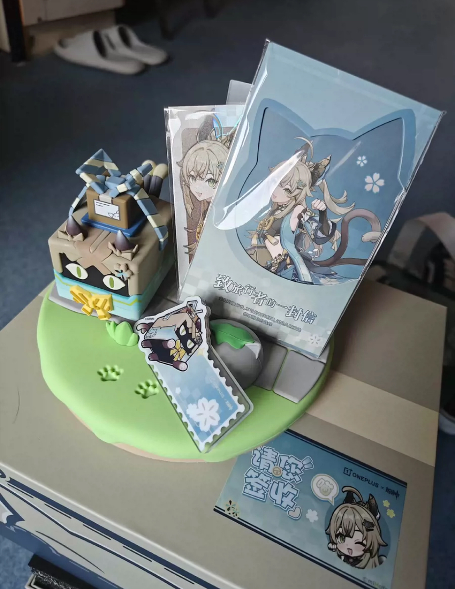 ONEPLUS 一加 原神 キララ ボックス 海外限定 Genuine Oneplus Genshin Kirara Collaboration Adventure Gift