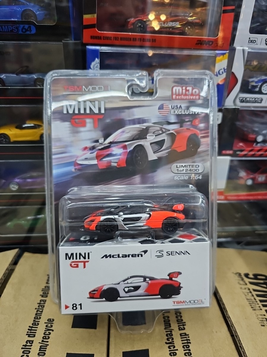 MINI GT 81 Chase McLaren Senna Orange / White Mijo Exclusive | eBay