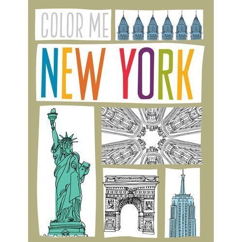 NEW  COLOUR ME NEW YORK  Make believe ideas ADULT COLOURING PAD
