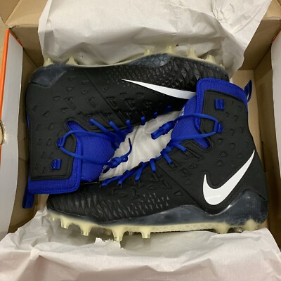 Nike Force Savage Elite TD Football Cleats 918345-014 Men s Sz 12.5 Blk/Blue NIB
