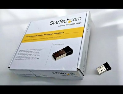 StarTech.com Mini USB Bluetooth 4.0 Adapter - 50m(165ft) Class 1 EDR Wireless