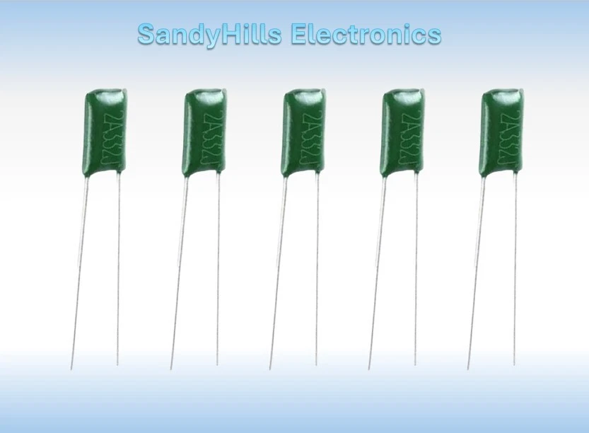 SANDYHILLS 100V Mylar Polyester Film Capacitor ±5% 220 pF - 470 nF