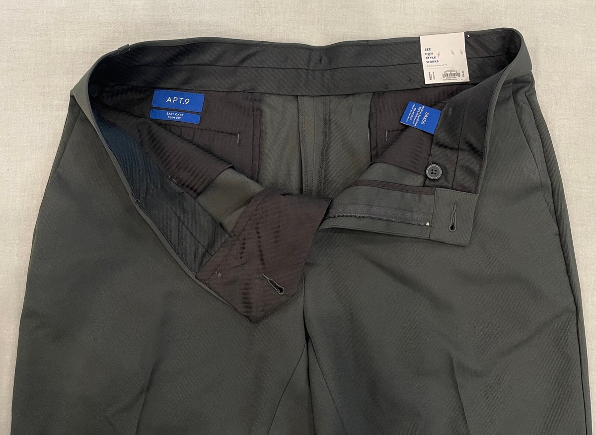 ☆L'Appartement☆ GENTLEMAN PANTS    34 Performance Straight Leg Pant - Big & Tall – Van Heusen