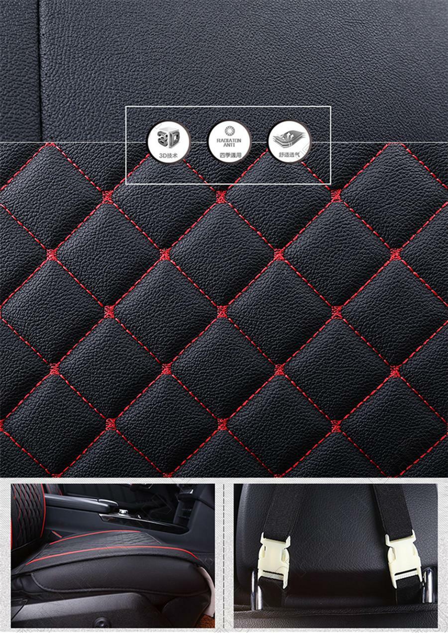 Gothic Red Coffin Car Seat Covers~Goth, Polyester, Bucket Seats, Pair