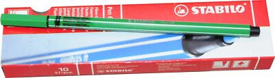 10 STABILO Fasermaler Pen 68 grün M Faserschreiber Malstifte Filzstifte
