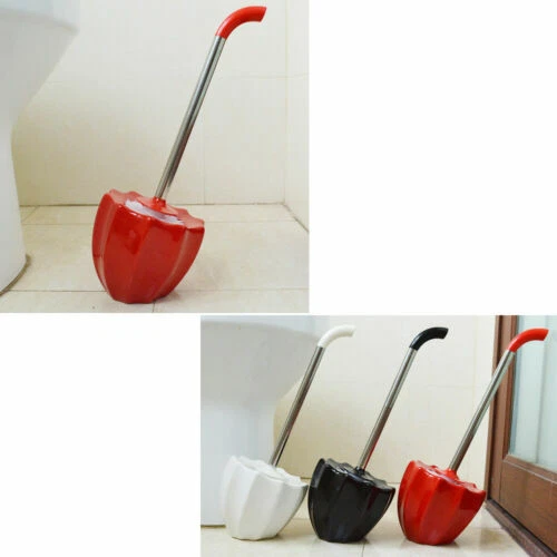 Bathroom Black Toilet Brush & Holders