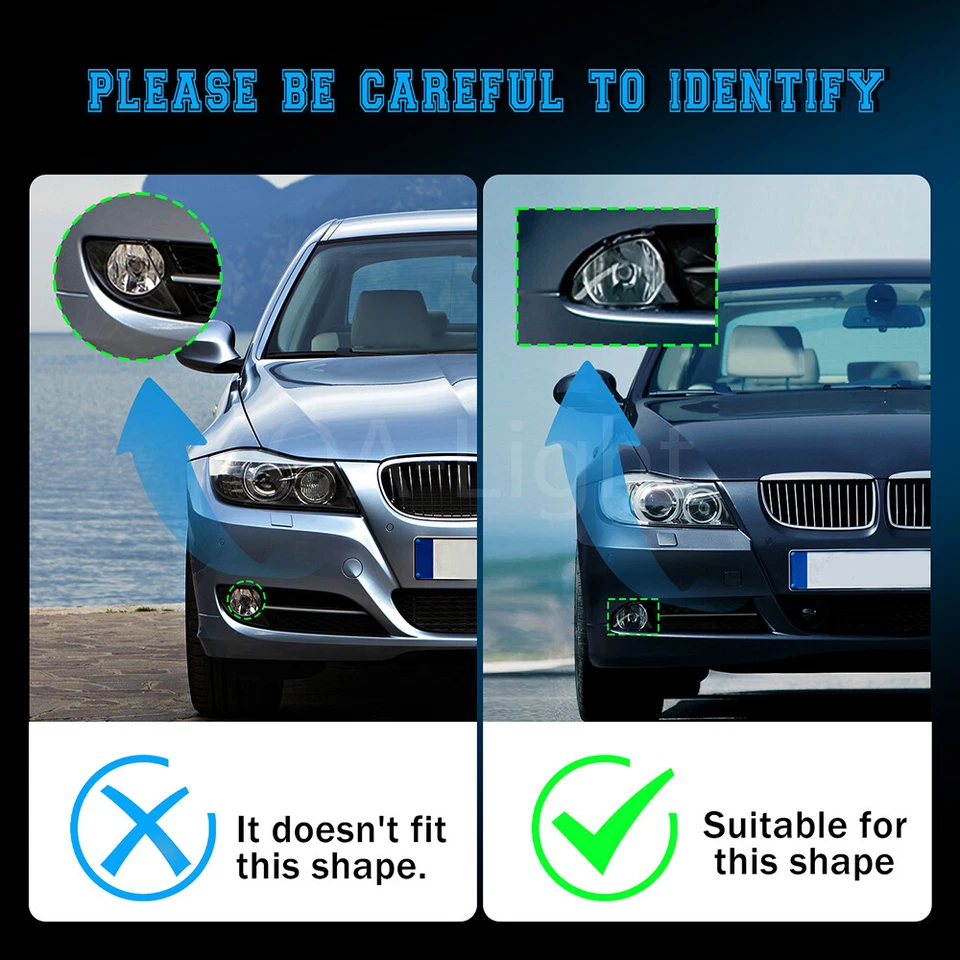 Светодиодные противотуманные фары подходят для 2006 07 08 BMW E90 E91 325i 330i 328i бампер лампы для седана - Изображение 3 из 4