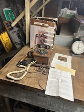 Vintage Original Retro Teleconcepts Country Wall Telephone Phone No 549246 W Box