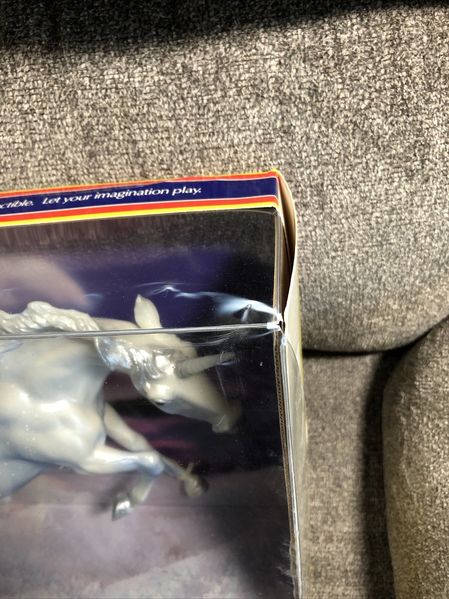 Breyer Horse 1146 Stardust Pearl Blue Unicorn, factory tied