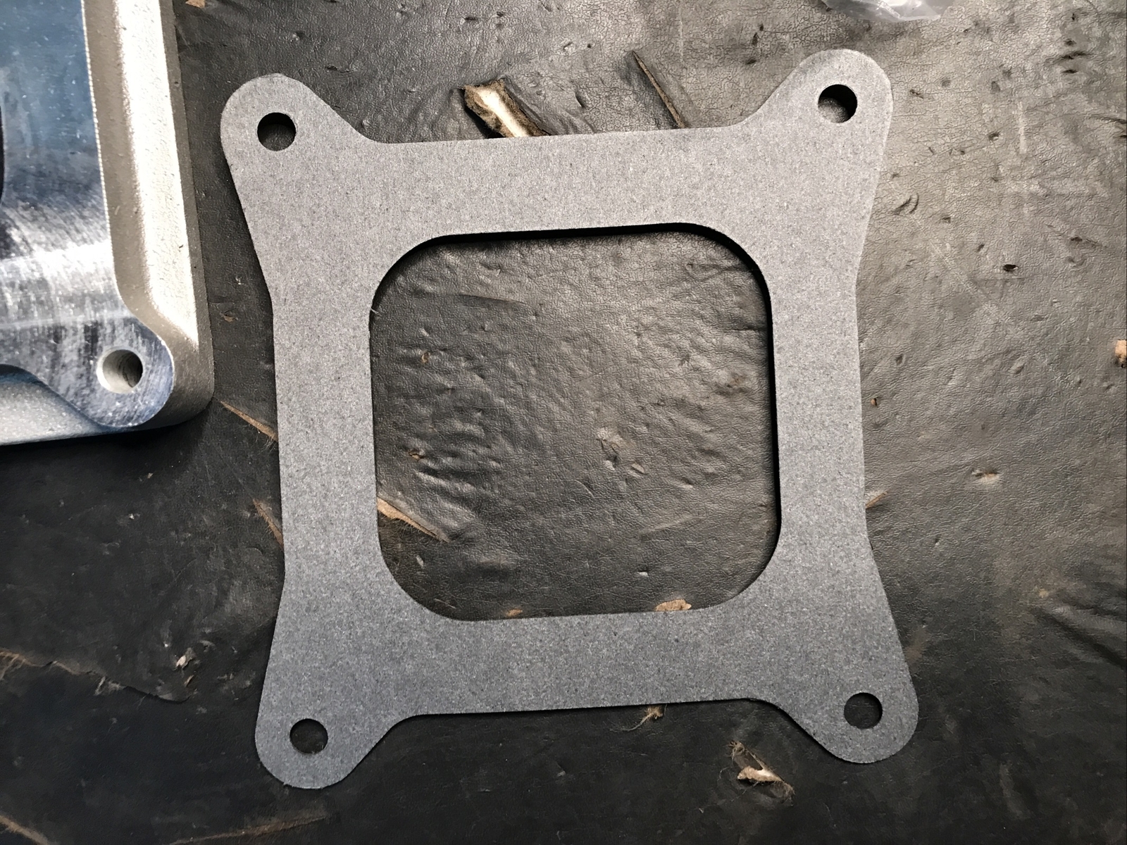 Holley 1745 TBI Adapter Square Bore To TBI Flange For 2 bbl ProJection eBay