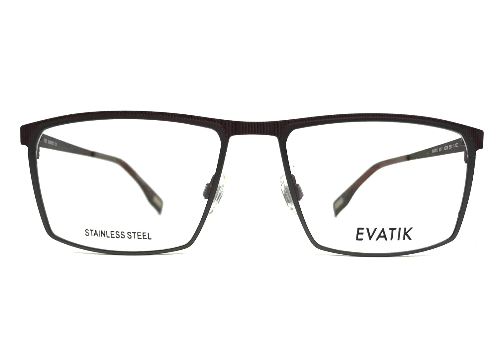 Оправа для очков Evatik 9251 M206 Бронза Бордовая Красная квадратная Большая 56-17-150