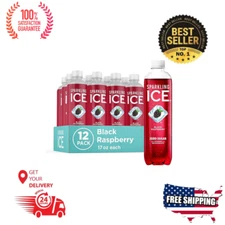 Sparkling Ice, Black Raspberry Sparkling Water, Zero Sugar Flavored Water, with