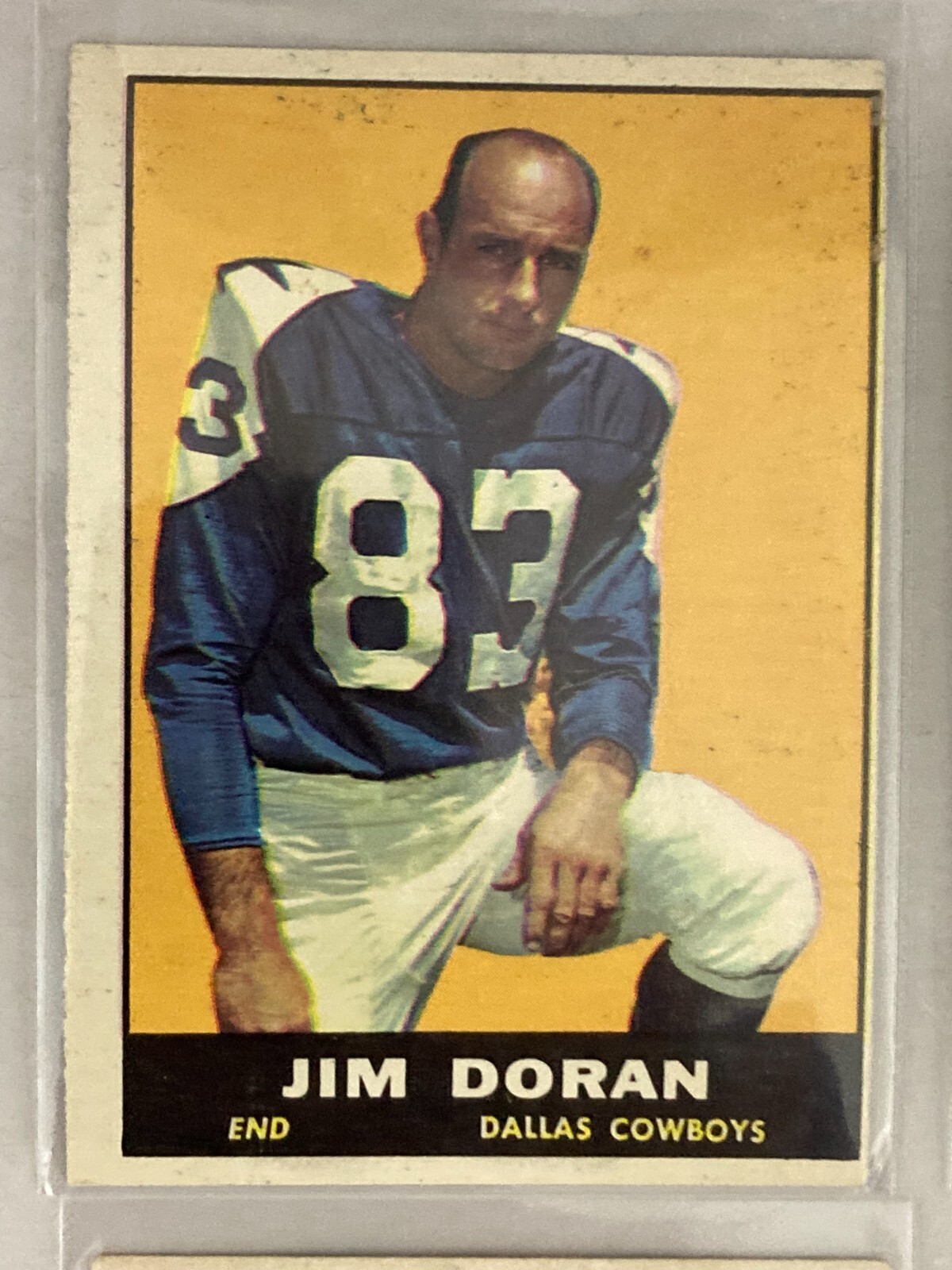 Vintage Lot 1961 Topps Football Cards DALLAS COWBOYS 19 THRU 23, 25