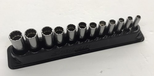 Snap On 12 Piece 3/8” Deep IMPACT Socket Set SFSM 8-19mm With PAKTY241 ...