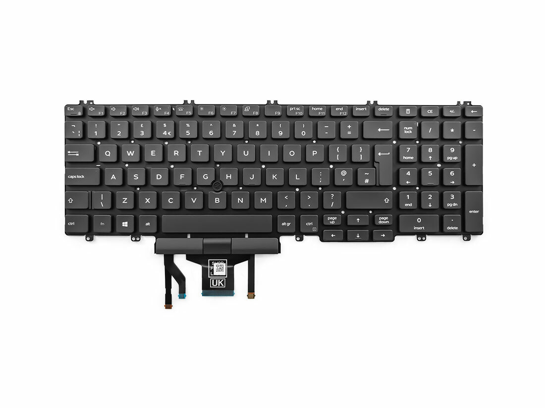 Genuine Original DELL Precision 3541 3551 UK Keyboard with £ Key Backlit  WDJ4X