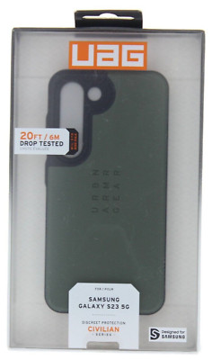 URBAN ARMOR GEAR UAG Civilian Case for Galaxy S23 5G Green Olive Drab