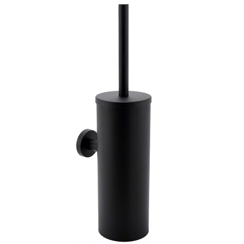 Matte Black Round Towel Rail Rack Toilet Paper Holder Robe Hook Stainless Steel - Picture 22 of 26