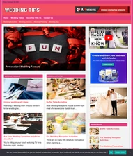 Wedding Tips Website Business For Sale: Ready-to-Launch with Free Installation