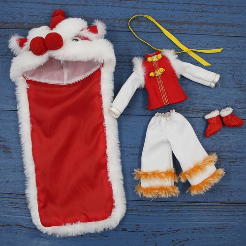 12" Blythe Doll Factory Outfit New Years Festive Suit Dance Suit for Licca 4PC - Picture 1 of 3