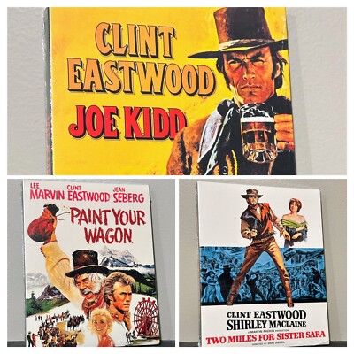 Clint Eastwood - Westerns Special Edition (Blu-Ray x3) w/ Slipcovers | Kino NEW