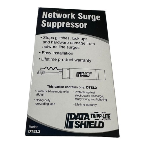 Tripp Lite DTEL-2 DataShield Network Telephone Line Surge Protector RJ11 - Picture 4 of 7