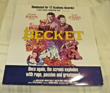 Becket LaserDisc Laser Disc LD Peter O'Toole Richard Burton Has not been tested