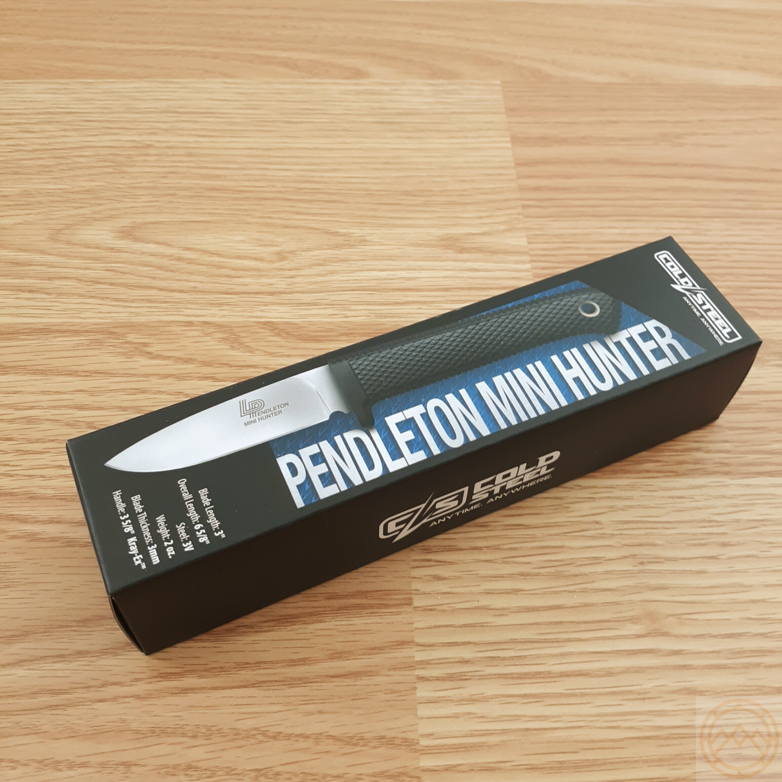 Cold Steel Pendleton Mini Hunter Fixed Knife 3" CPM-3V Steel Blade Ergonomic