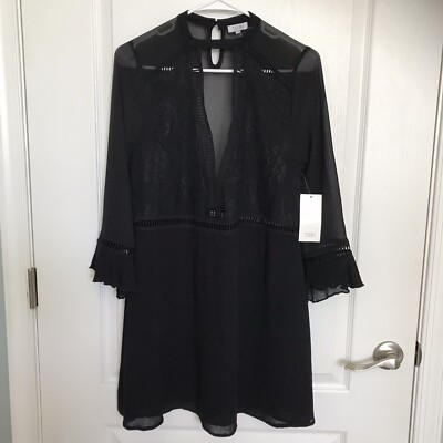 tobi sheer dress NWT TOBI Deep V Dress Small
