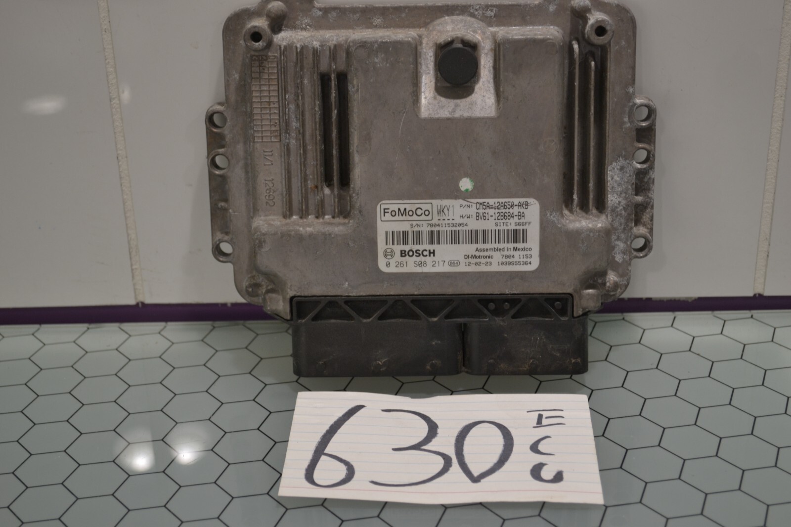 12 13 14 Ford Focus #630 Engine Computer ECM ECU CM5A-12A650-AKB