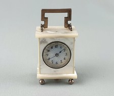 Swiss Art Deco miniature Brevet carriage clock