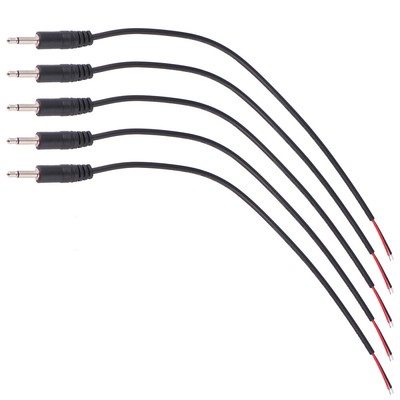 10 Pcs Speaker Wire 3.5mm Audio Cable Line Jack Ordinary Connector Male Plug