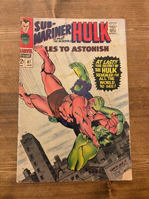 Tales to Astonish #87 - 1967 - Namor & The Hulk