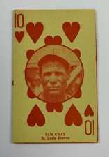 1927 W560 Strip Cards 10H Sam Gray (10 of Hearts) 124E-7706