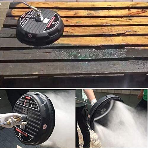 15/18/20’’ Pressure Washer Surface Cleaner 4000 PSI w/ 1/4 Quick Connector, Wand - Picture 3 of 39