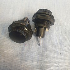 1x Bakelit Sicherungshalter f Glasssicherung Feinsicherung Einbausicherung DDR